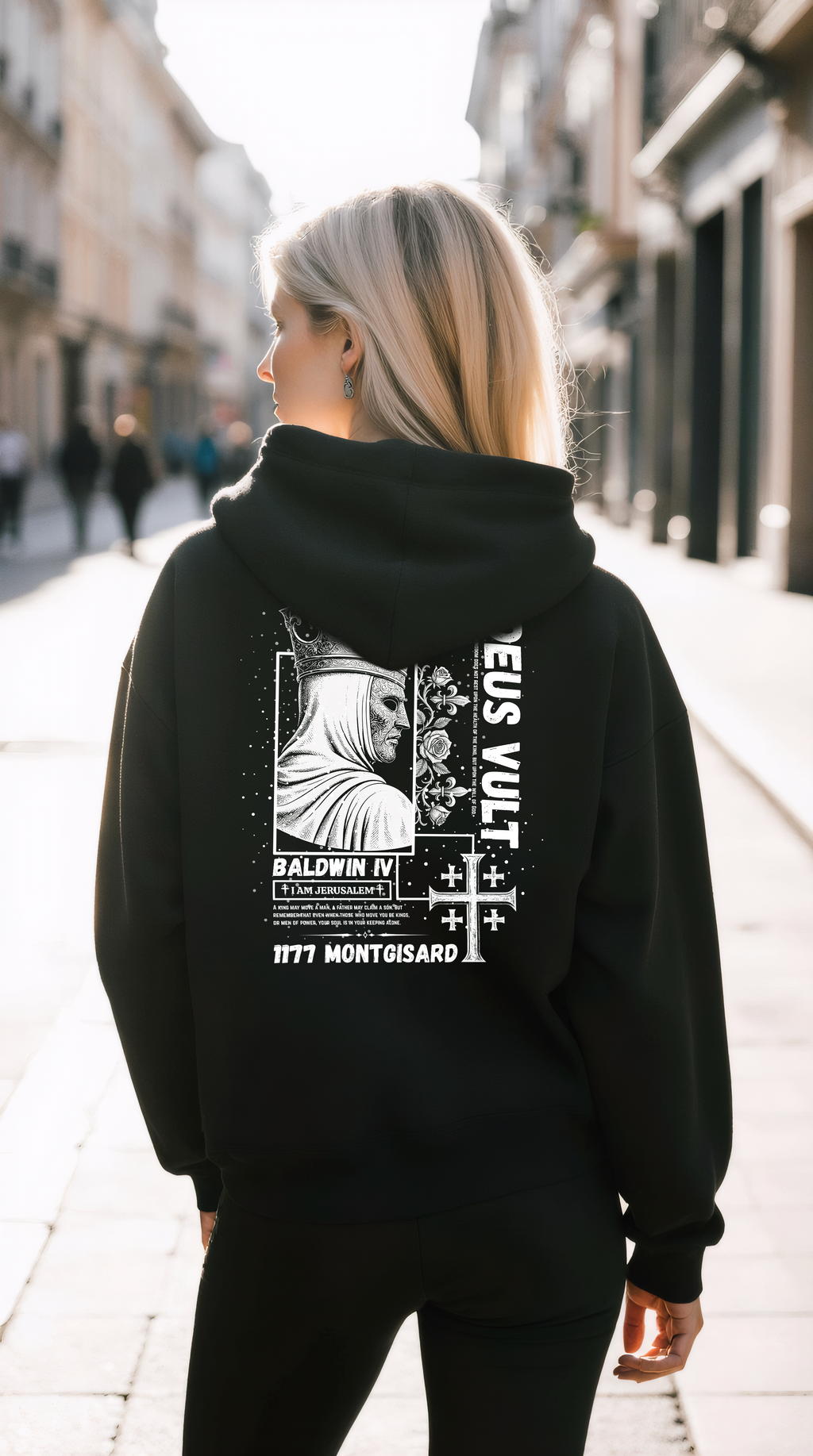 Crusader King Baldwin IV Hoodie