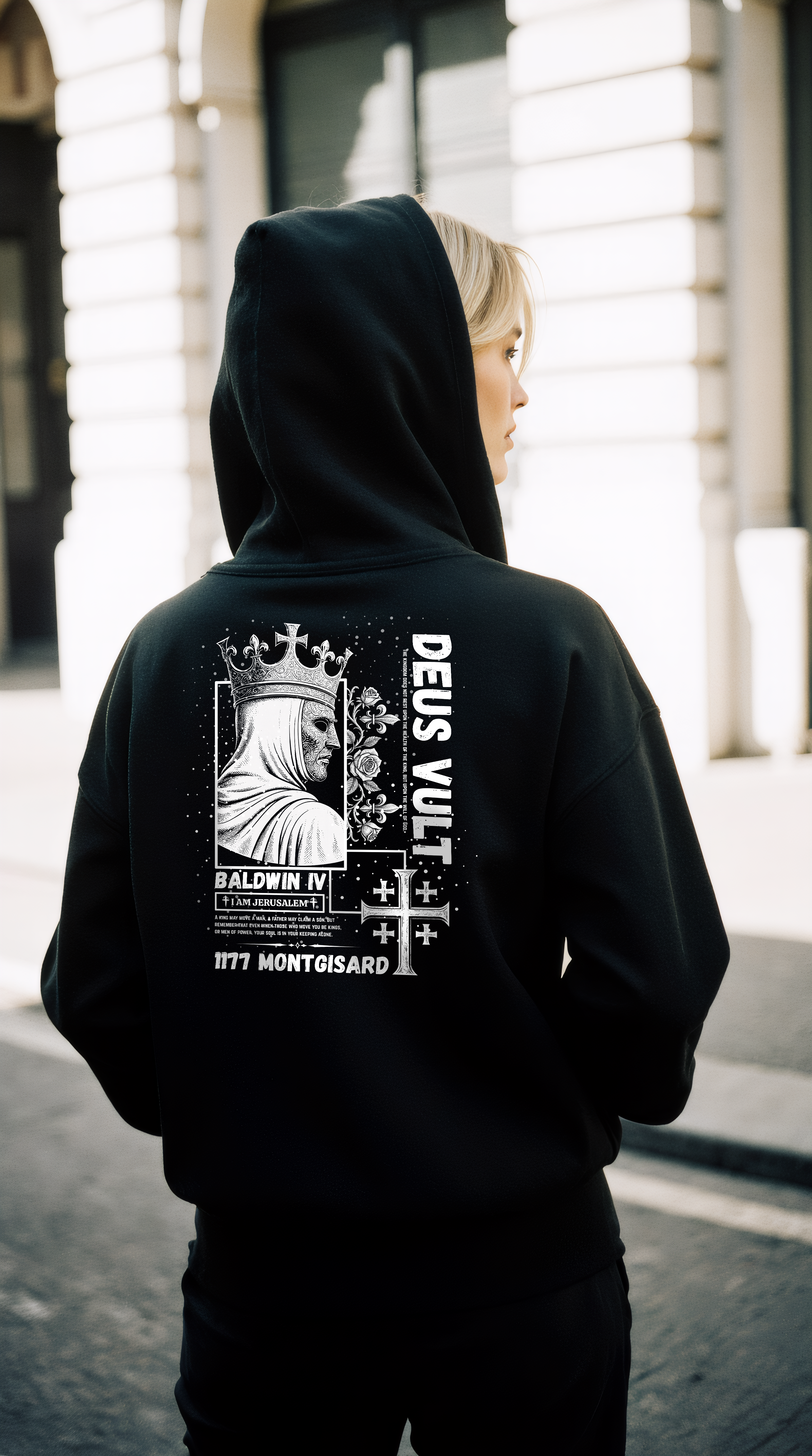 Crusader King Baldwin IV Hoodie