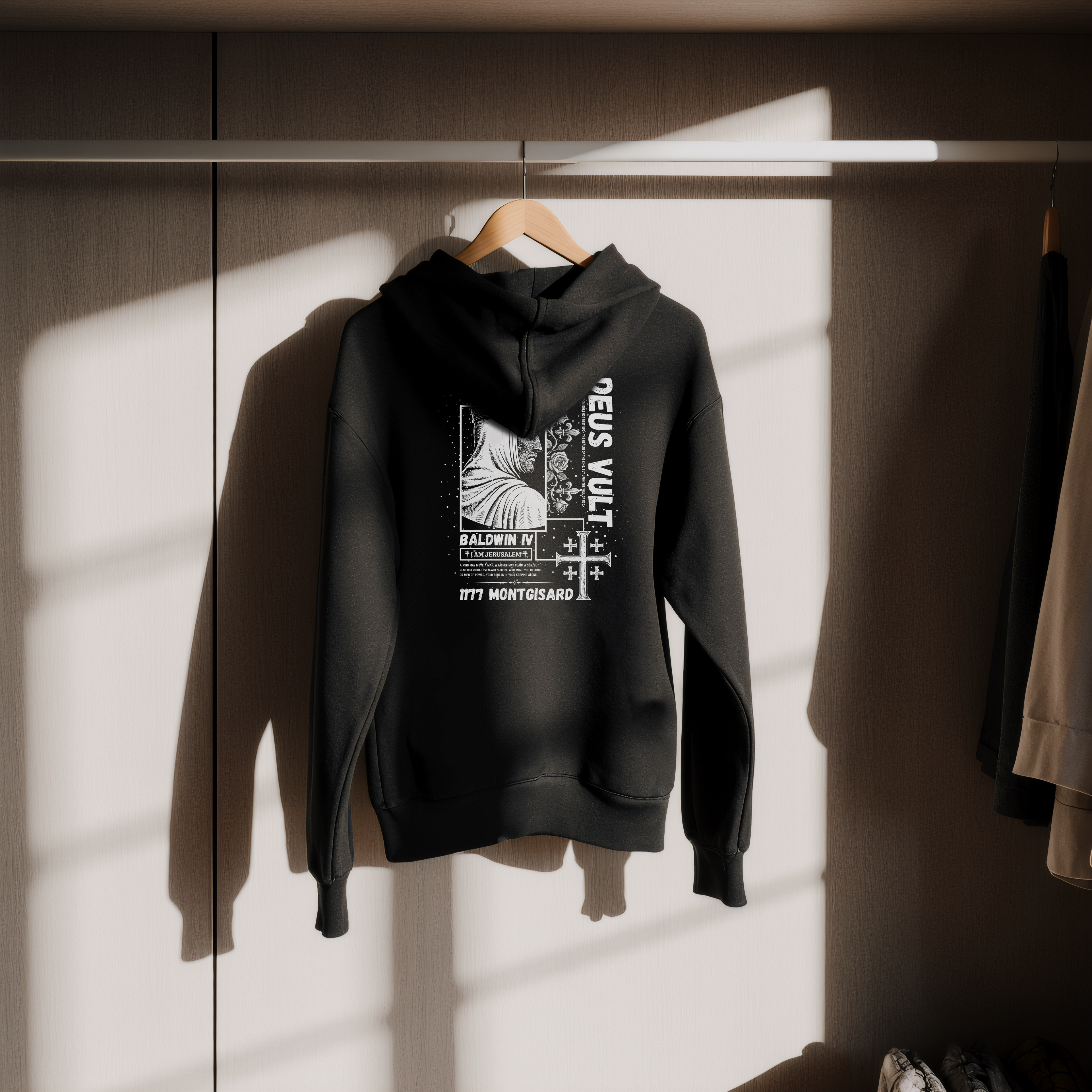 Crusader King Baldwin IV Hoodie